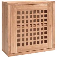 vidaXL Armoire murale 42x18x42 cm bois massif noyer