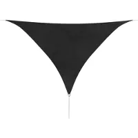 vidaXL Voile de parasol tissu oxford triangulaire 5x5x5 m anthracite