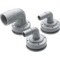 VETUS Flexible Tanks Racor courbé argent 25 mm argent 25 mm