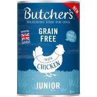 Butcher's Original Junior - nourriture pour chiots, morceaux de poulet en gelée - 6 x 400g