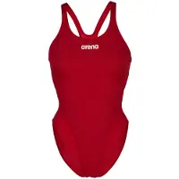 Arena Team Tech Solid Swimsuit Rouge FR 32 Femme