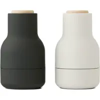 Audo Copenhagen Bottle Grinder Lot de 2 Ash Carbon|Beech