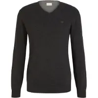 Tom Tailor Pull-over noir chiné
