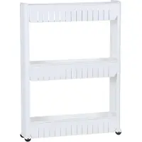 Intirilife Étagère De Niche Support De Rangement Cuisine Support D'épices Chariot Roulant