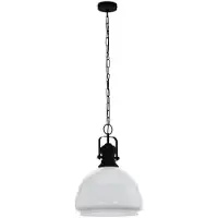 Eglo Lampe à suspendre Combwich 1 Noir Ø38cm max. 60W E27 sans ampoule