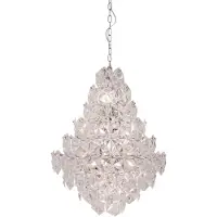 By Rydens Suspension , Monarque Grande, dimmable, Transparent, Salon / séjour, Plastique, Design