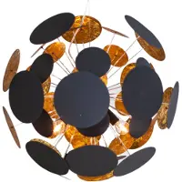 By Rydens Lampe suspendue Planet noir mat