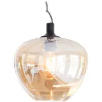 By Rydens Lampe suspendue Bellissimo verre ambré Ø28cm