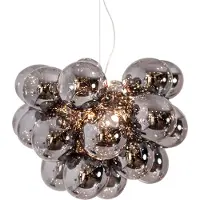By Rydens Lampe suspendue Gross verre fumé 62cm
