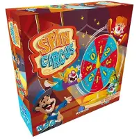 Geronimo Games Spin Circus Board Game Doré Enfants