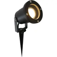 Steinhauer - lampe d'extérieur - Buitenlampen - noir - aluminium - spot au sol - GU10 - 1502ZW