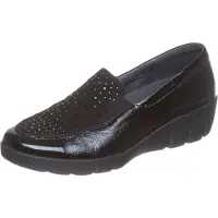 Semler Judith : chaussures basses, mocassins, couleur noire, pour le quotidien