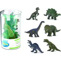Papo 33018 Mini PLUS Dinosaures Lot 1 (Tube, 6 pcs)