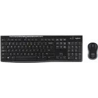 Logitech Wireless Combo MK270 clavier Souris incluse USB QWERTY Italien Noir