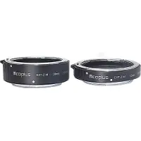 Mcoplus EXT-Z Metal MacroExtensionTube Set 12+20 (Macro bague intermédiaire, Nikon Z), Convertisseur d'objectif, Noir