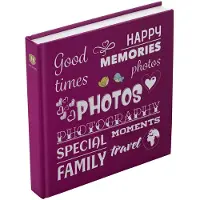 Henzo Album photo Henzo 100 pages Wording 30x30 bordeaux