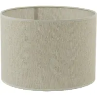 Light & Living Abat-jour Breska - 35 x 30 x 35 (L x H x P) - Tissu - Couleur sable