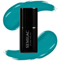 Semilac UV Hybrid Nail Polish 443 Spooky Blue 7ml Glow in the Dark Collection