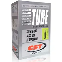 CST Presta 100 Mm Chambre à air de vélo Noir 700C / 19-23 Noir 700C