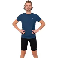 Rogelli Hommes, T-shirt de sport, Core (L), Bleu, L