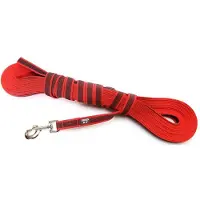 Julius-K9 K9 C&G line, rød/grå 20mm/3m m/håndt (Chien, Sport canin)