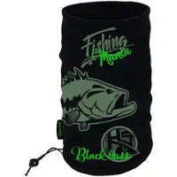Hotspot titanium Snood BlackBass FishingMania, One Size, noir, écharpe, 010102199
