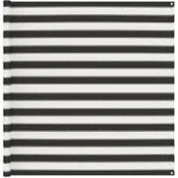 vidaXL Tapis de tente 200x400 cm Anthracite et blanc