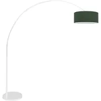 Steinhauer Lampe à arc vert Sparkled avec abat-jour en velours
