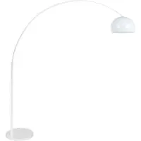 Steinhauer Lampe à arc Sparkled Light avec capuche blanche