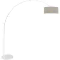 Steinhauer Lampe à arc blanc Sparkled avec capuche taupe