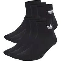 Adidas Originals Chaussettes 'Mid Ankle 6 Pairs' noir / blanc