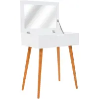 vidaXL Coiffeuse avec miroir MDF 60 x 40 x 75 cm