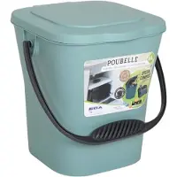 Eda Plastiques Seau Compost Eucalyptus 6l Compostage Intérieur Sans Odeur - Eda