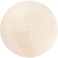 vidaXL Tapis HUARTE à poils courts doux et lavable beige Ø 120 cm