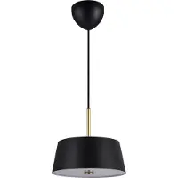Nordlux Suspension élégante Clasi noir Ø 29cm