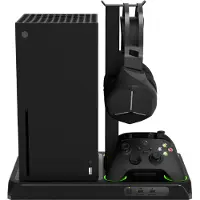 IMP Tech DLX Multi Function Charger Tower XBOX S/X (Xbox Series S, Xbox Series X), Manette : accessoires, Noir