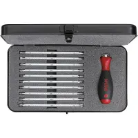 Wiha Boîte à tournevis 12 pcs avec lames interchangeables SYSTEM 6