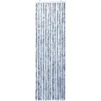 vidaXL Rideau moustiquaire argenté 56x200 cm chenille