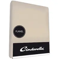 Cinderella Drap Housse Cinderella Taupe (Flanel)-80 x 200/210 cm