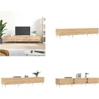 vidaXL Armoire TV Chêne Sonoma 150x36x30 cm Bois composite