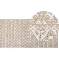 Beliani Tapis de jute 80 x 150 cm Beige ATIMA Lumarko! (150 x 80 cm)
