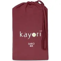 Kayori Drap-Housse Haut de Gamme Kayori Saiko Red (Jersey)-180 x 220 cm