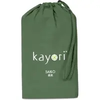 Kayori Drap-Housse Split Topper Kayori Saiko Vert Foncé (Jersey)-140 x 220 cm