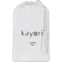 Kayori Drap-Housse Split Topper Kayori Saiko Gris Argenté (Jersey)-180 x 220 cm