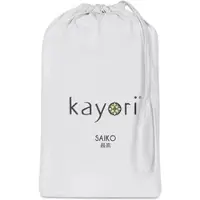 Kayori Drap-Housse Kayori Saiko Gris Argenté (Jersey)-180 x 220 cm