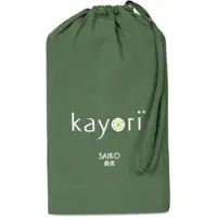 Kayori Drap-Housse Kayori Saiko Vert Foncé (Jersey)-140 x 220 cm