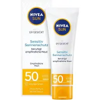 Nivea Soins solaires Protection solaire Protection solaire visage Peau Sensible FPS 50
