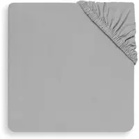 Jollein Drap-Housse Jollein Jersey Soft Grey-70 x 140/150 cm