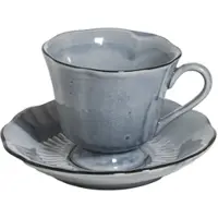 The Table Tasse à Café Avec Soucoupe The Table Attic Cornflower
