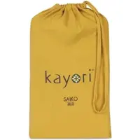 Kayori Drap-Housse Kayori Saiko Jaune Ocre (Jersey)-180 x 220 cm